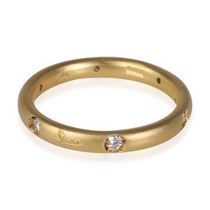 Pomellato Lucciole Diamond Band in 18k Yellow Gold 0.13 CTW